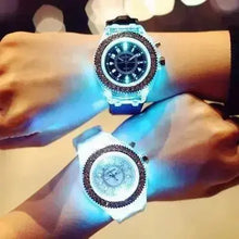 LED Luminous Geneva Women’s Quartz Watch - Stylish Silicone Bracelet - Xandu Limited