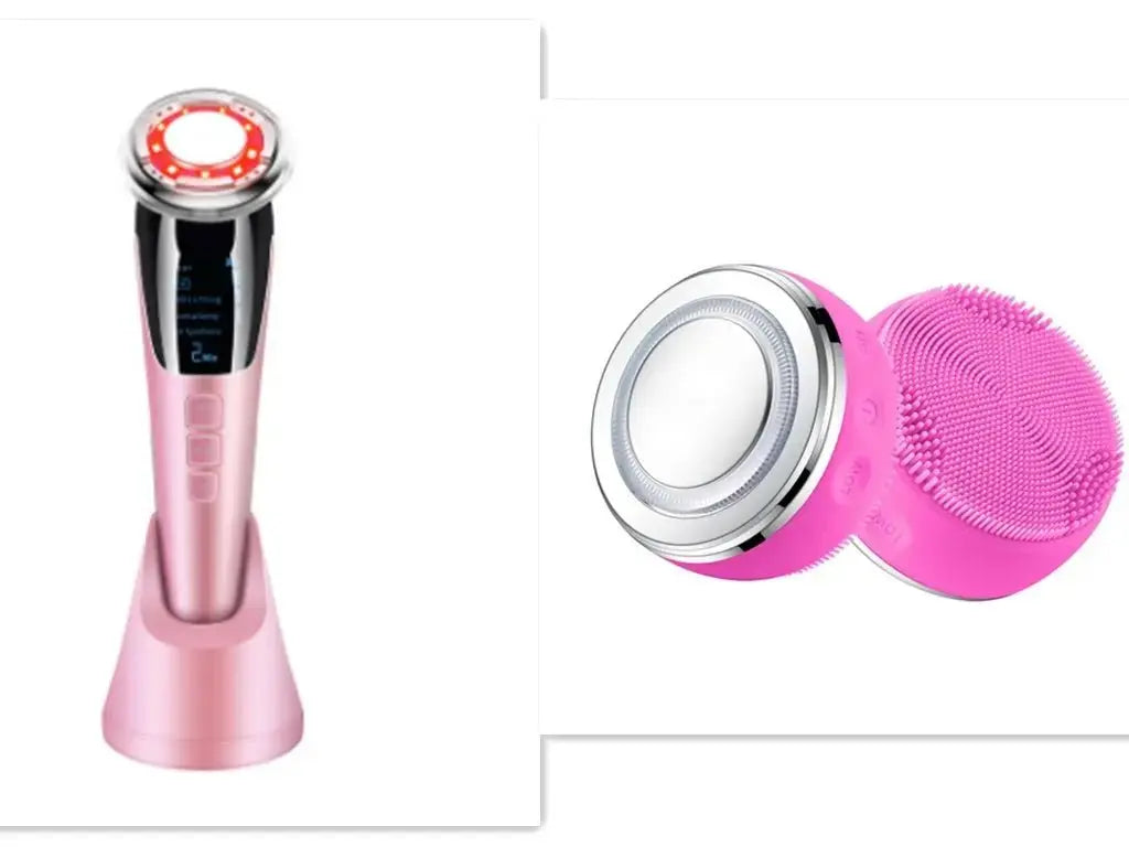 LED Photon Ultrasonic Vibration Beauty Apparatus: Light Therapy Massage - Xandu Limited