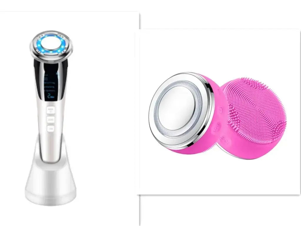 LED Photon Ultrasonic Vibration Beauty Apparatus: Light Therapy Massage - Xandu Limited