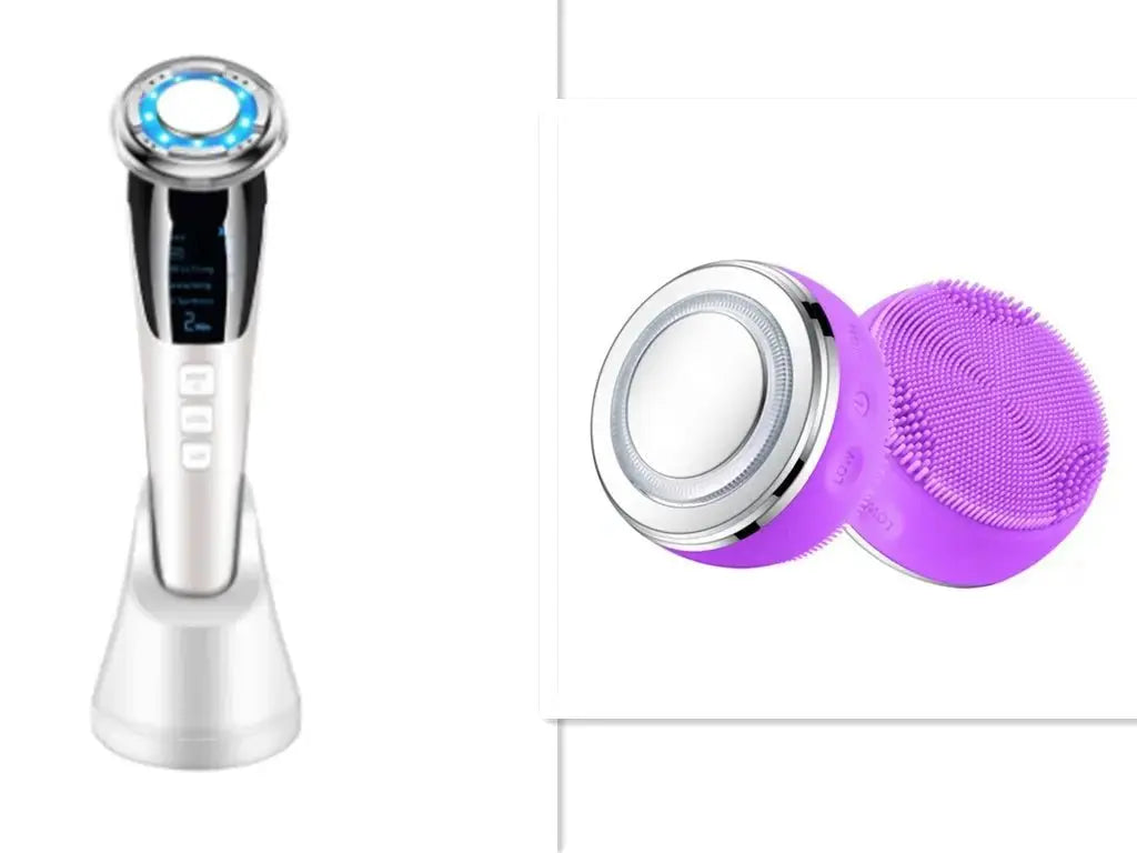 LED Photon Ultrasonic Vibration Beauty Apparatus: Light Therapy Massage - Xandu Limited