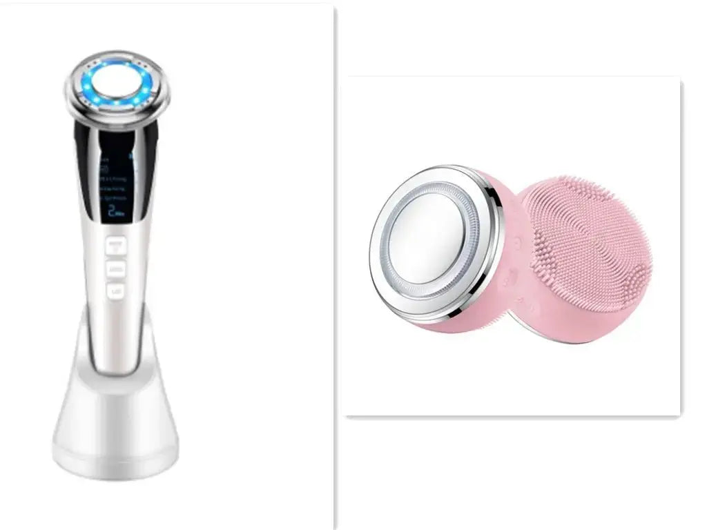 LED Photon Ultrasonic Vibration Beauty Apparatus: Light Therapy Massage - Xandu Limited