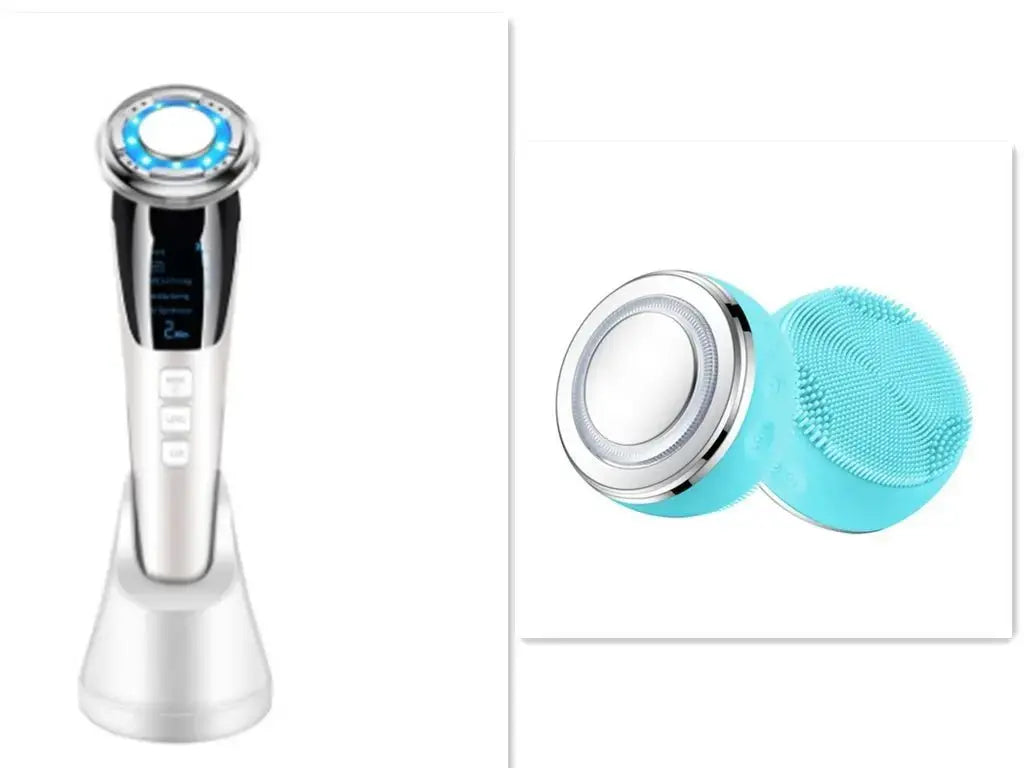 LED Photon Ultrasonic Vibration Beauty Apparatus: Light Therapy Massage - Xandu Limited