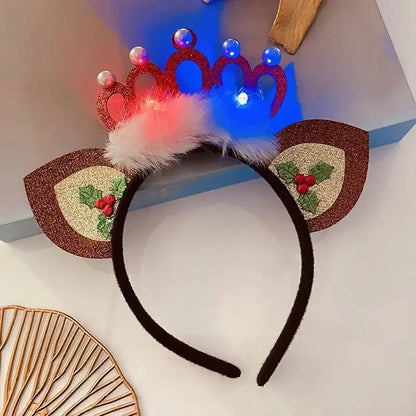 Light - Up Snowflake Headband - Festive Christmas Accessory for Women - Xandu Limited