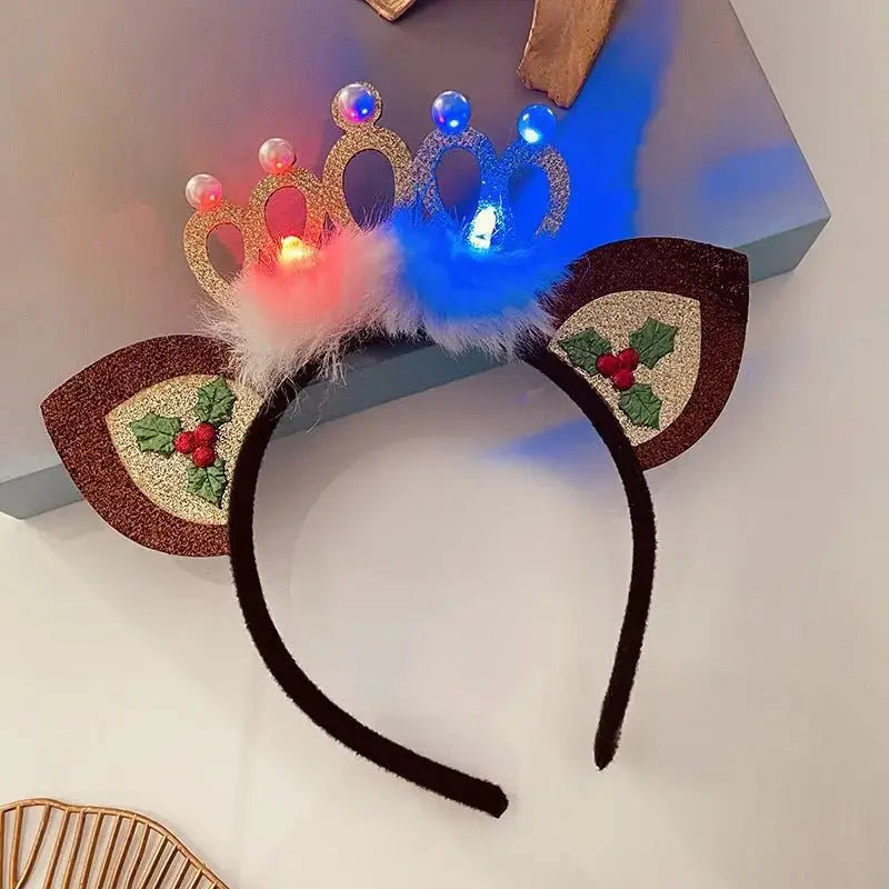 Light - Up Snowflake Headband - Festive Christmas Accessory for Women - Xandu Limited