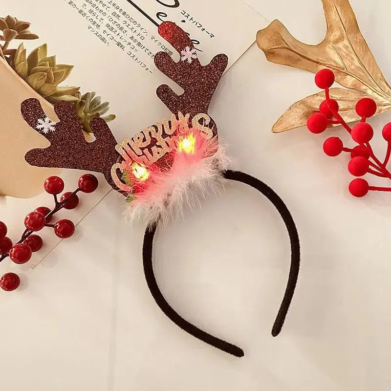 Light - Up Snowflake Headband - Festive Christmas Accessory for Women - Xandu Limited