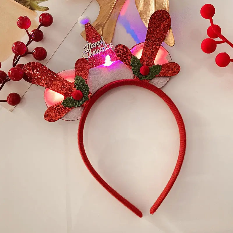 Light - Up Snowflake Headband - Festive Christmas Accessory for Women - Xandu Limited