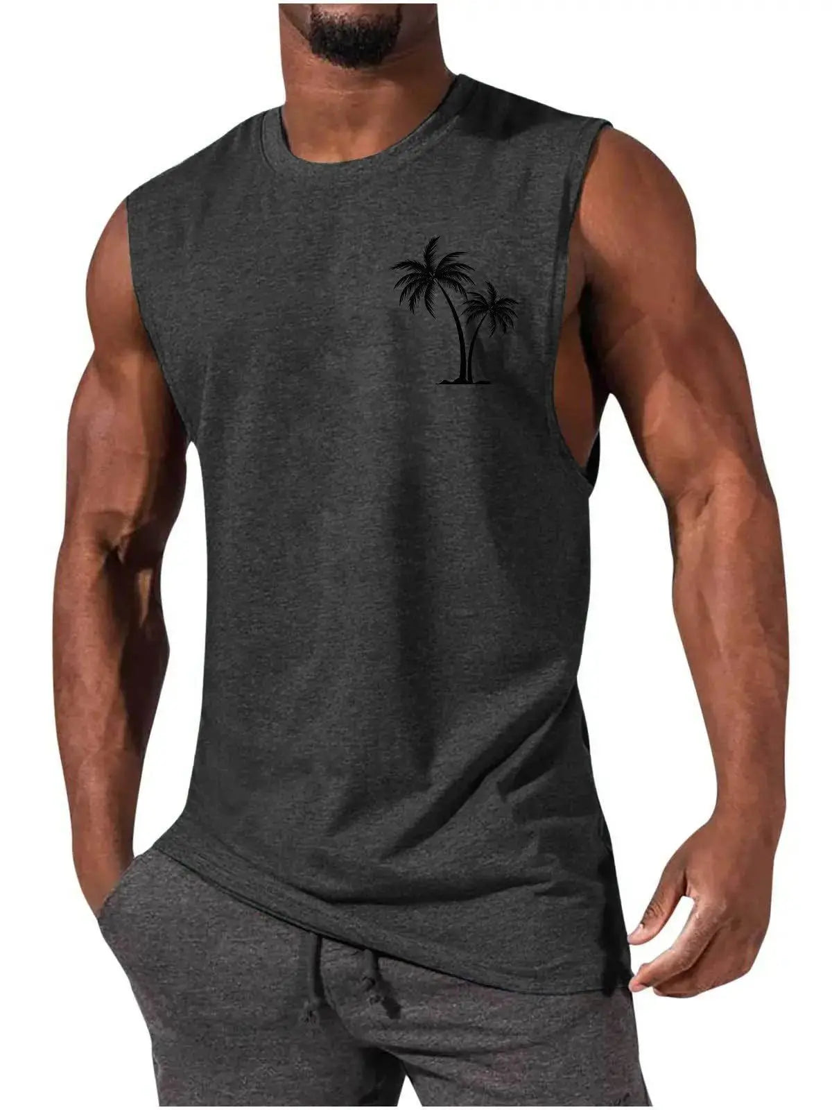 Men's Coconut Muscle Tee tank top - Xandu Limited