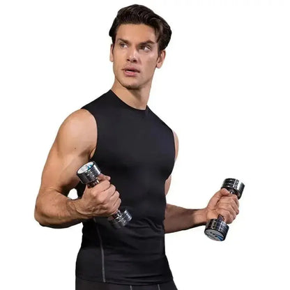 Men’s Compression Sport Tight Tank – Supportive, Sleek Performance - Xandu Limited