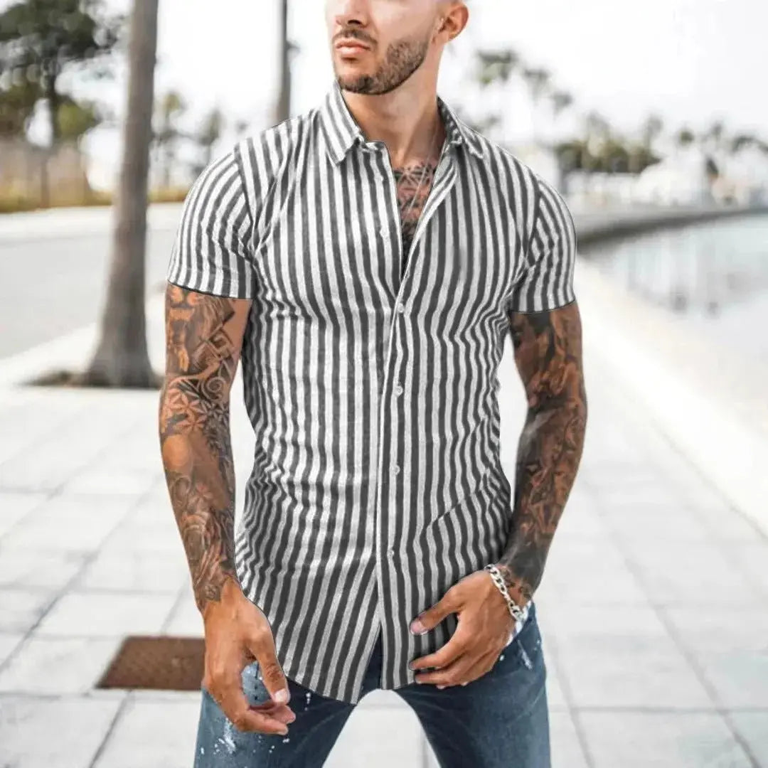 Men's short sleeve Cardigan - Xandu Limited