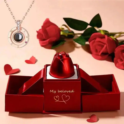 Projection Necklace with Gift Box - Unique Jewelry Gift for Her - Xandu Limited