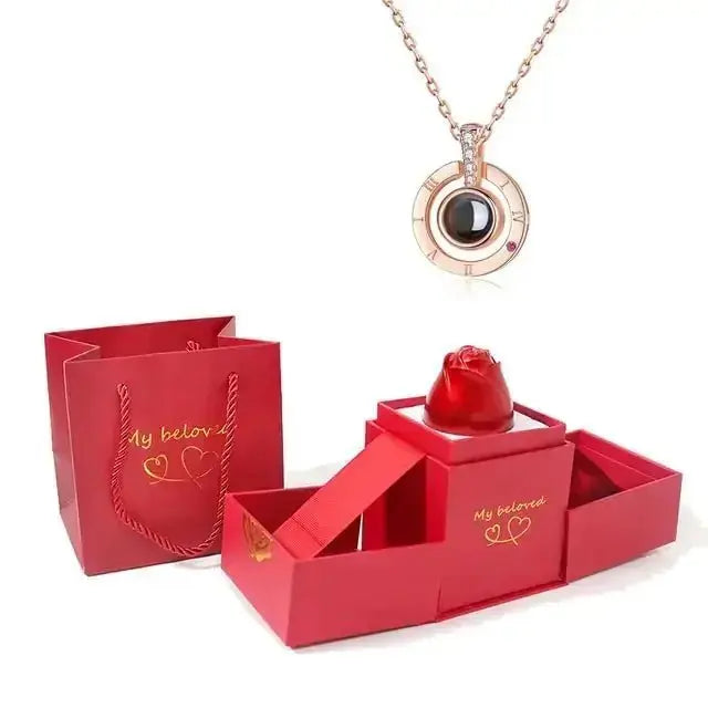 Projection Necklace with Gift Box - Unique Jewelry Gift for Her - Xandu Limited