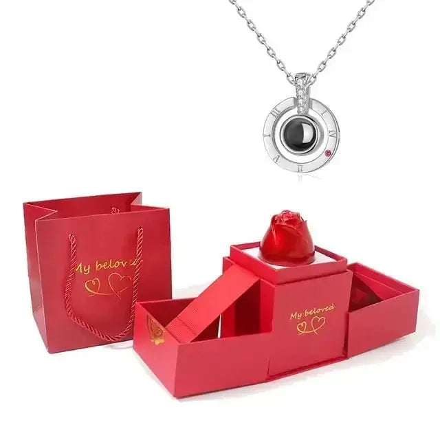 Projection Necklace with Gift Box - Unique Jewelry Gift for Her - Xandu Limited