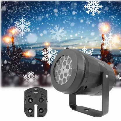 Rotating Snowflake Projector Light - LED Christmas Party Outdoor Decor - Xandu Limited