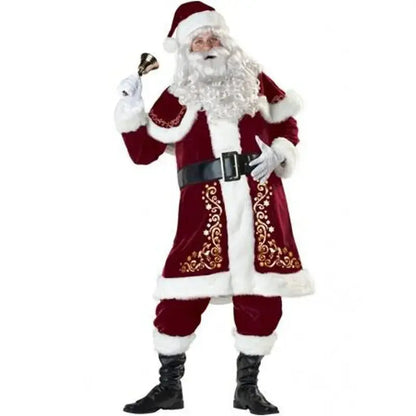 Santa Couple Costume - Festive Christmas Dress Set for Him & Her - Xandu Limited