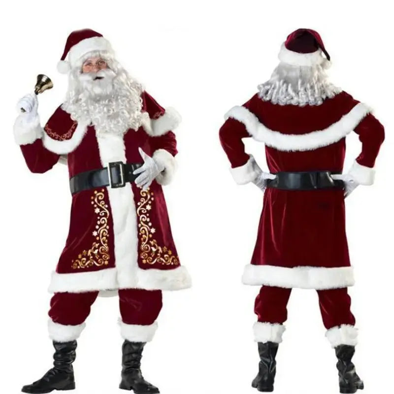 Santa Couple Costume - Festive Christmas Dress Set for Him & Her - Xandu Limited