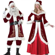 Santa Couple Costume - Festive Christmas Dress Set for Him & Her - Xandu Limited