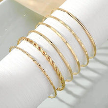 Stackable Bracelets: Gold Chains - Xandu Limited