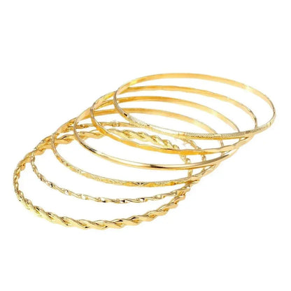 Stackable Bracelets: Gold Chains - Xandu Limited