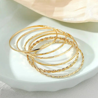 Stackable Bracelets: Gold Chains - Xandu Limited