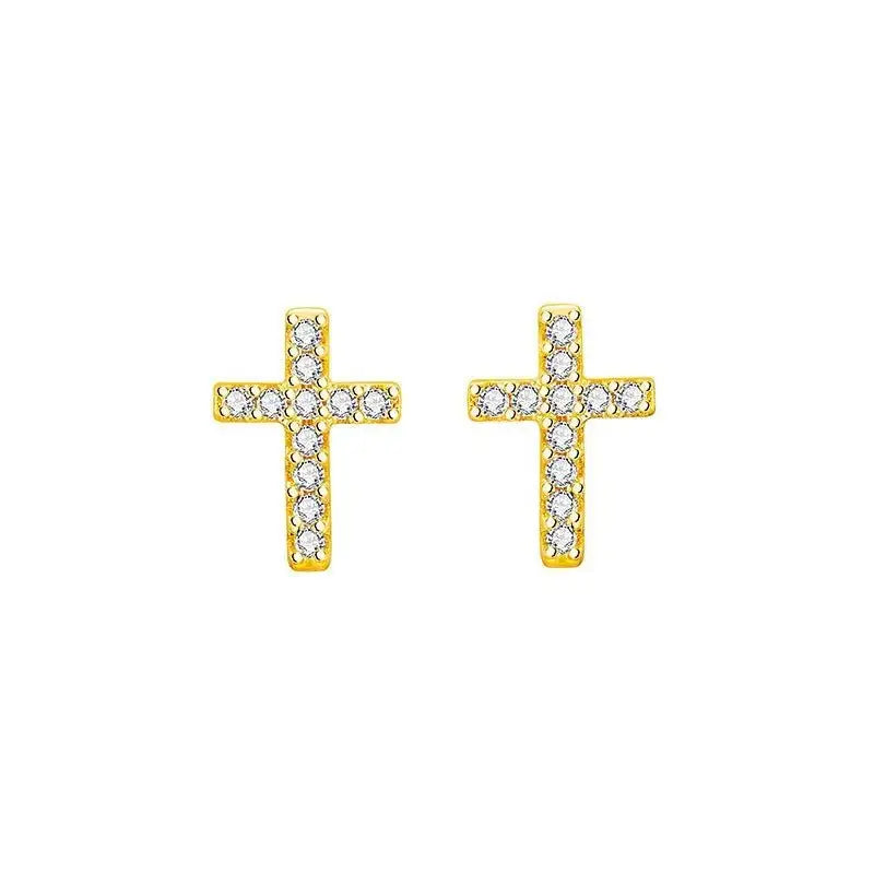 Stainless Steel Cross Earrings - Xandu Limited