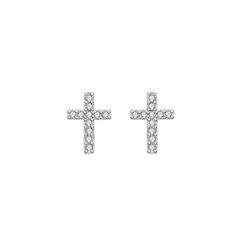 Stainless Steel Cross Earrings - Xandu Limited