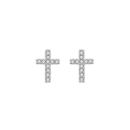 Stainless Steel Cross Earrings - Xandu Limited