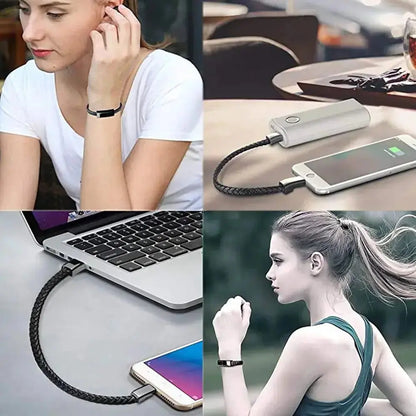 USB Charging Cable Bracelet - Stylish, Portable Power on the Go - Xandu Limited