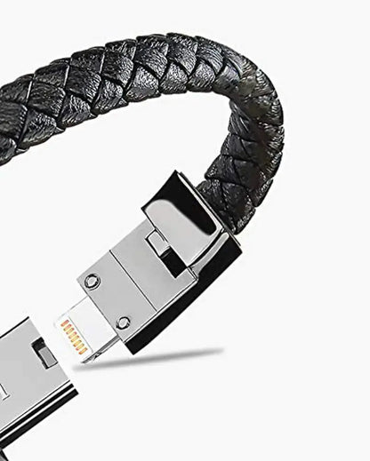 USB Charging Cable Bracelet - Stylish, Portable Power on the Go - Xandu Limited