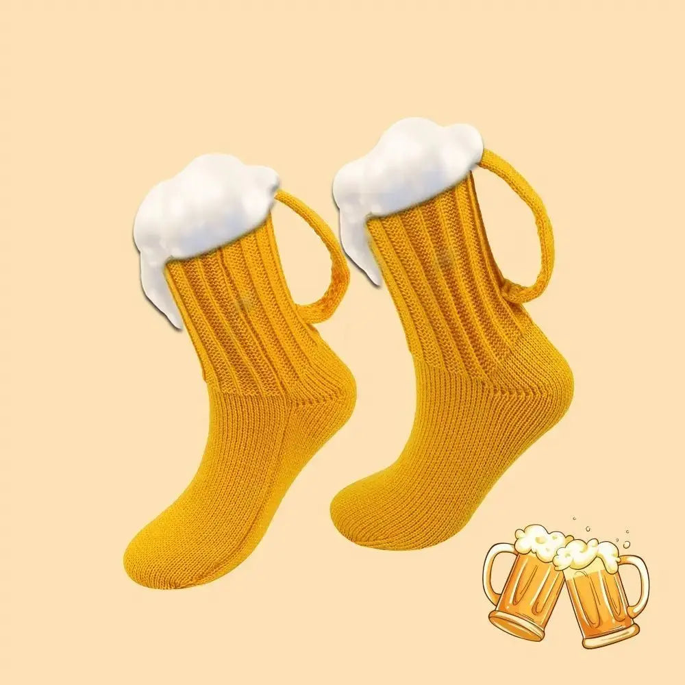 Unisex 3D Beer Mug tube Socks - Xandu Limited