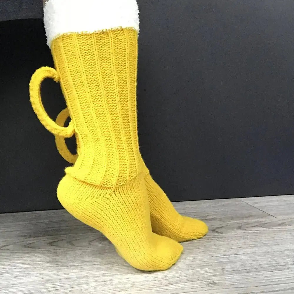 Unisex 3D Beer Mug tube Socks - Xandu Limited