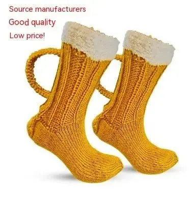 Unisex 3D Beer Mug tube Socks - Xandu Limited