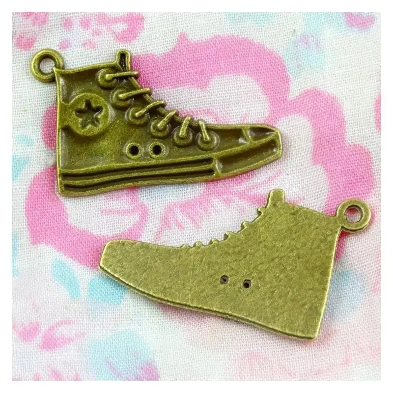 Unisex Bronze Earrings Shoe Pendants - Trendy Fashion Jewelry - Xandu Limited