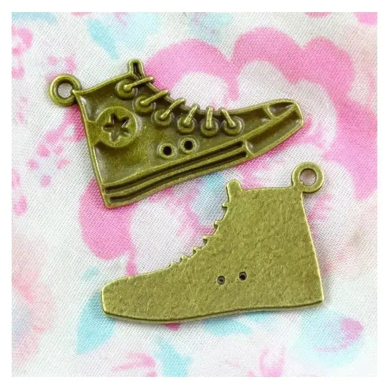 Unisex Bronze Earrings Shoe Pendants - Trendy Fashion Jewelry - Xandu Limited