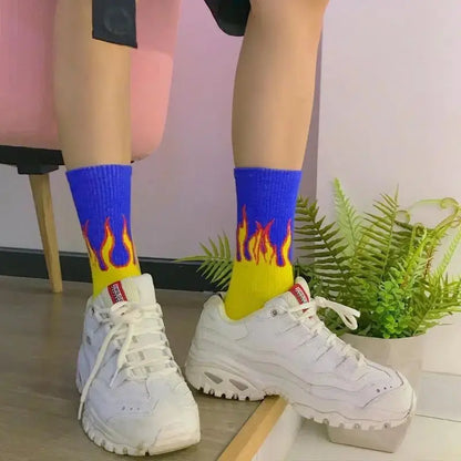 Unisex Flaming Socks - Xandu Limited