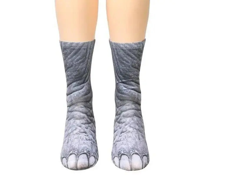 Unisex Long Animal Paw 3D Socks - Xandu Limited