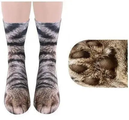 Unisex Long Animal Paw 3D Socks - Xandu Limited