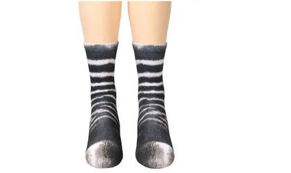 Unisex Long Animal Paw 3D Socks - Xandu Limited