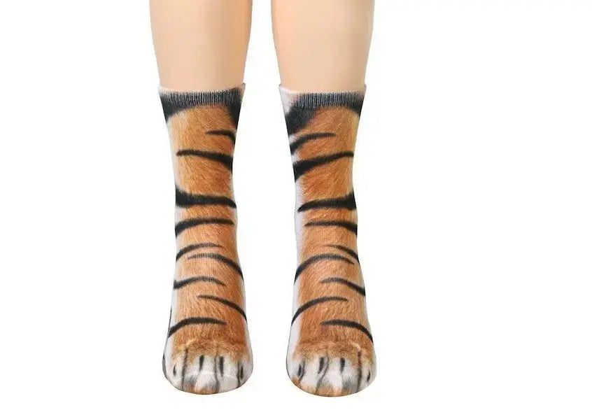 Unisex Long Animal Paw 3D Socks - Xandu Limited