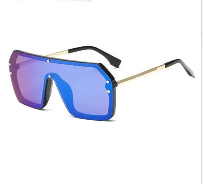 Unisex Oversize UV400 Sunglasses – Bold, Fashion - Forward Eyewear - Xandu Limited