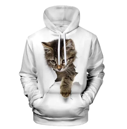 Unisex cat hoodie - Xandu Limited