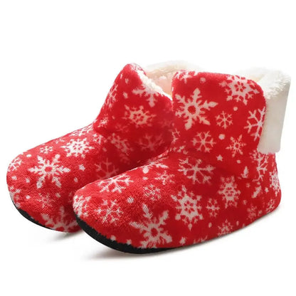 Warm Plush Elk House Slippers - Cozy Indoor Christmas Floor Shoes - Xandu Limited