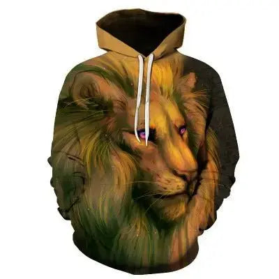 Wolf Printed Hoodies Men 3D Sweatshirt - Xandu Limited