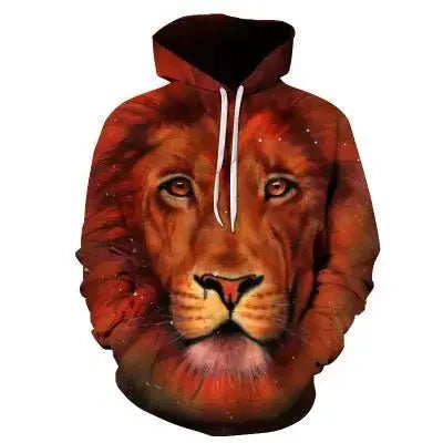 Wolf Printed Hoodies Men 3D Sweatshirt - Xandu Limited