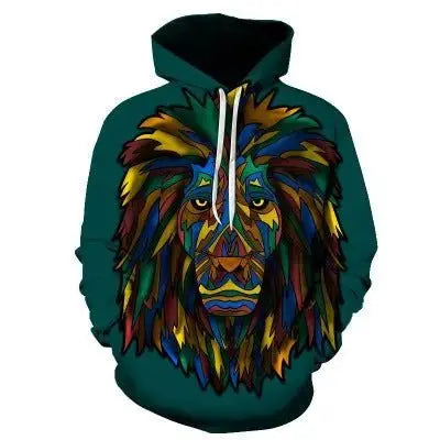 Wolf Printed Hoodies Men 3D Sweatshirt - Xandu Limited