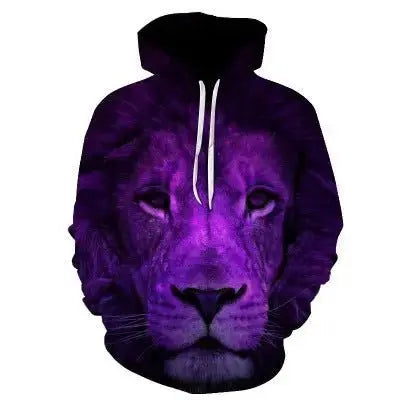 Wolf Printed Hoodies Men 3D Sweatshirt - Xandu Limited