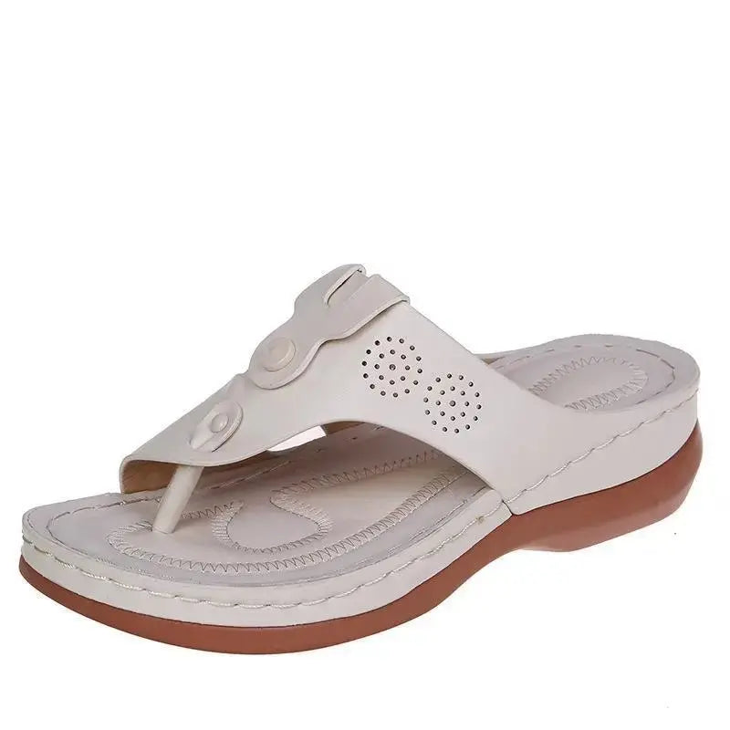 Women Hollow Out thong sandals - Xandu Limited