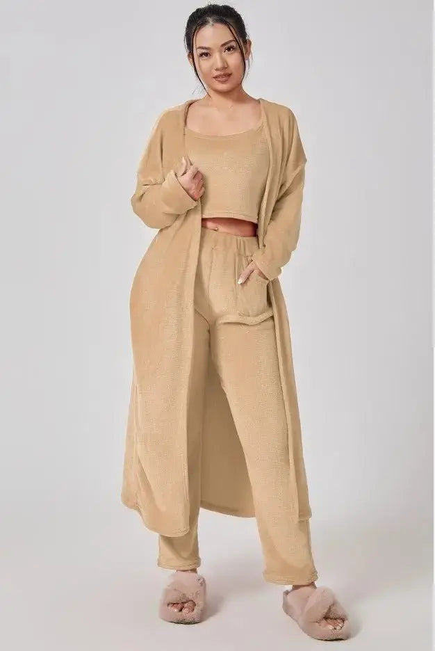 Women's 3 - piece Loungewear set - Xandu Limited