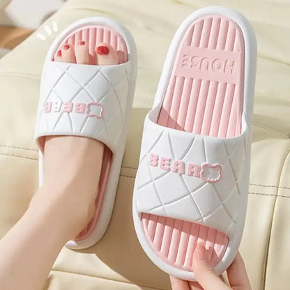 Women's Anti - slip Striped Indoor Sandals - Xandu Limited