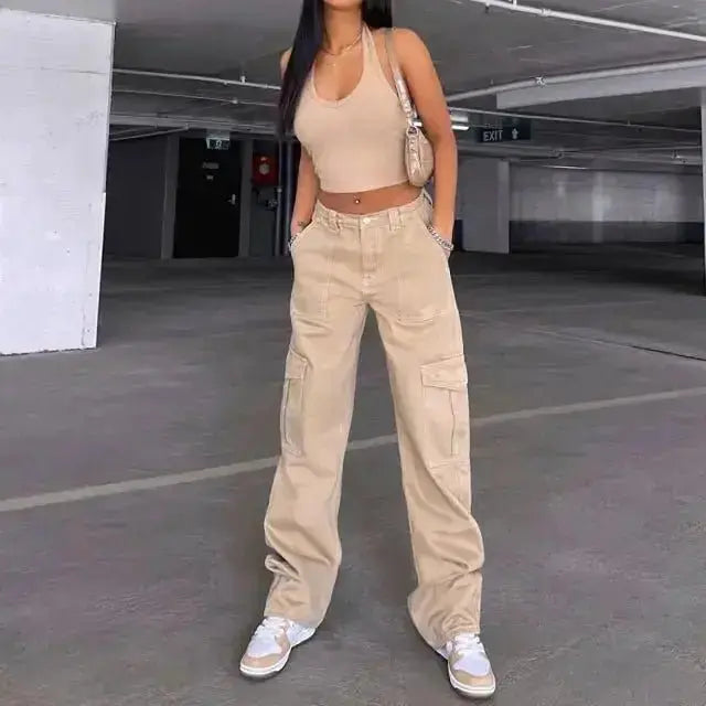 Women's Baggy Cargo Pants - Xandu Limited