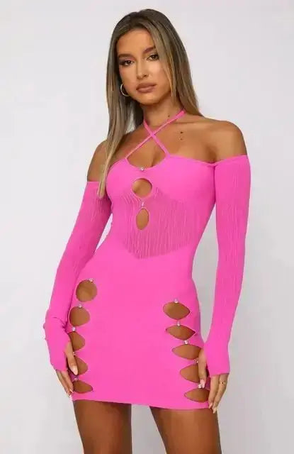 Women's Casual Cutout short Dress - Xandu Limited